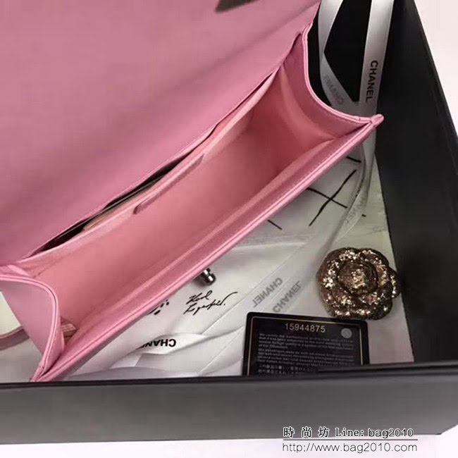 香奈兒CHANEL A67086菱格原版羊皮單肩斜挎鏈條包 DSC2081